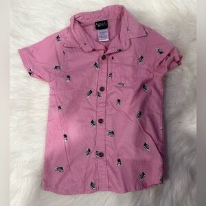 🎄Little Rebels Pink Kids Shirt with Fun Print